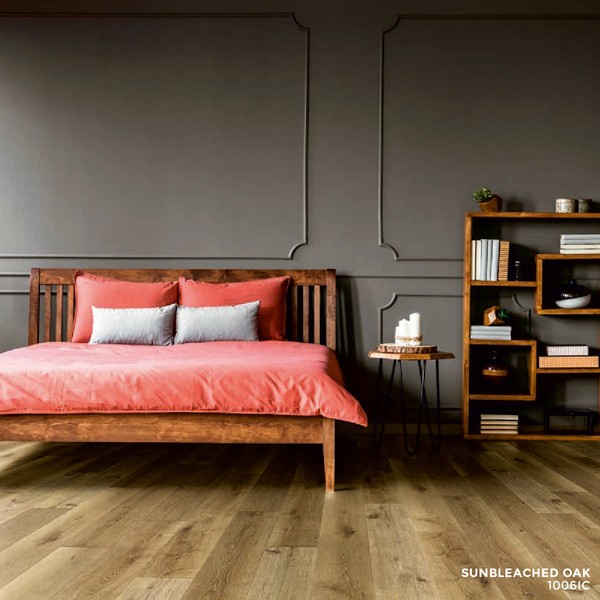 Ibrido Icona Plank Wood Flooring 1220x182x6.5mm - Sunbleached Oak  1006IC