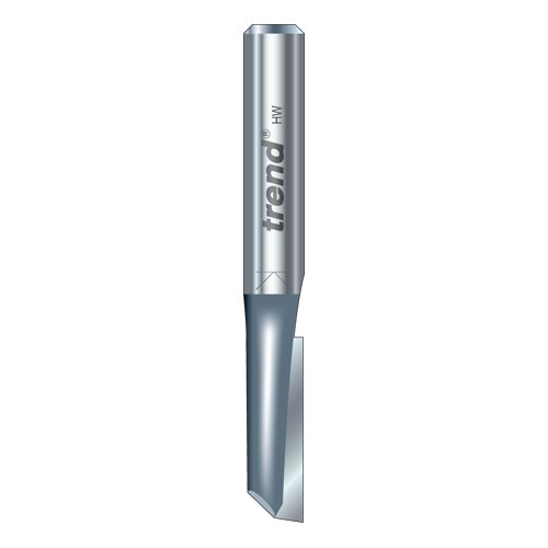 Trend 2/6X1/4TC  Single flute cutter 6.3 mm diameter OL 50mm C  19mm  TR26X14TC