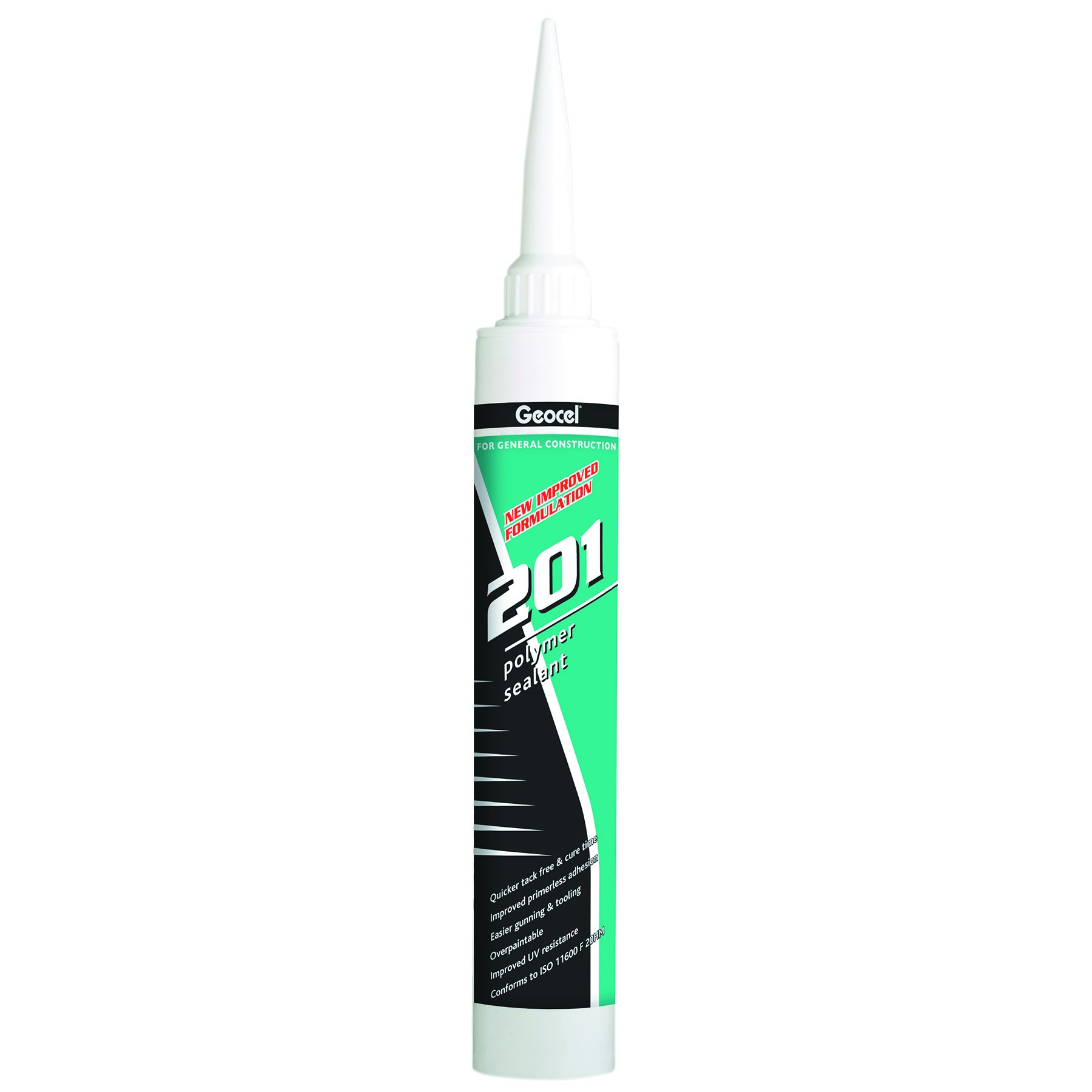 Geocel 201 Flexible Polymer Sealant 380ml Grey [GEOPOLYSGY]