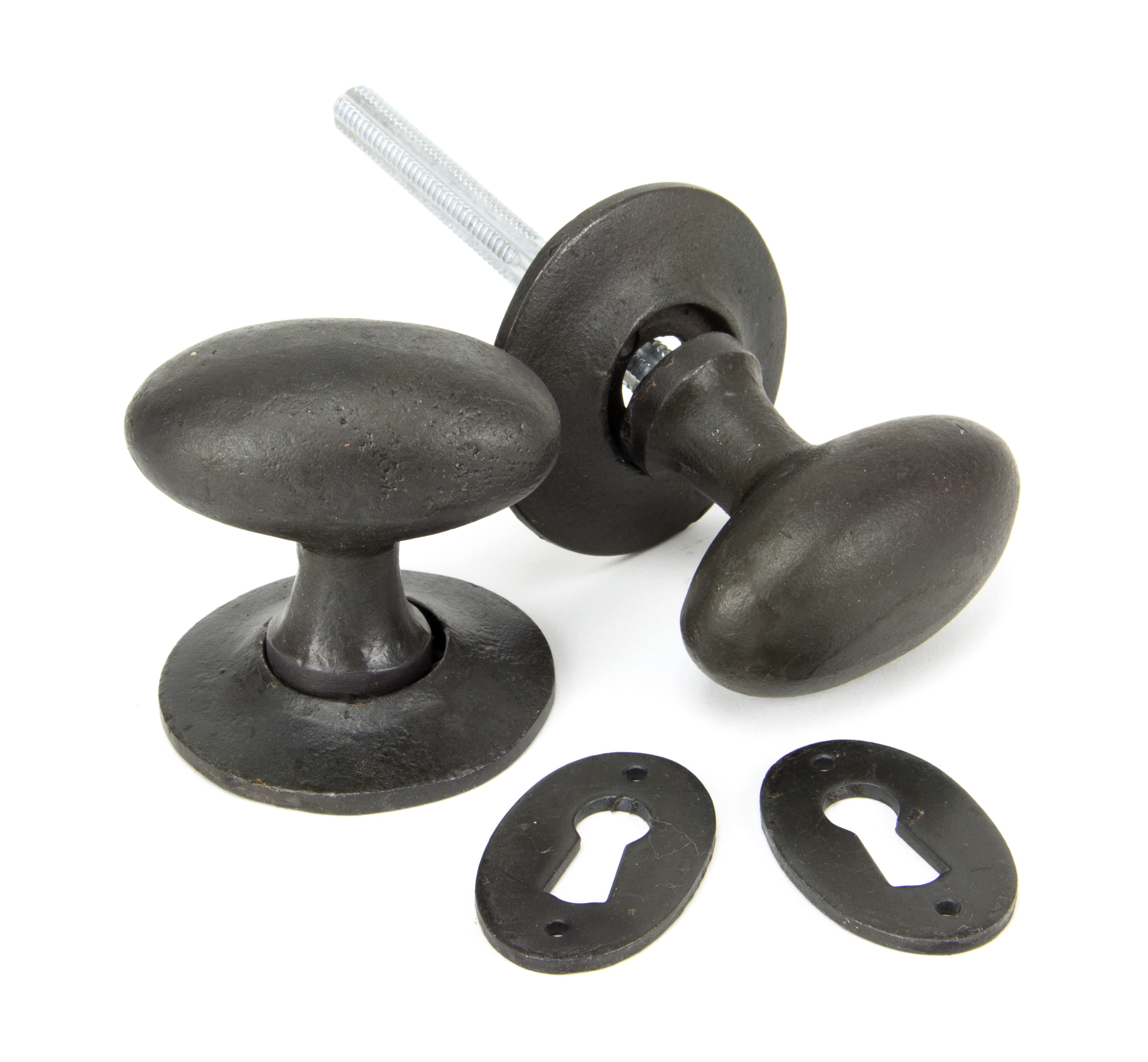 ANVIL - Beeswax Oval Mortice/Rim Knob Set  Anvil33229