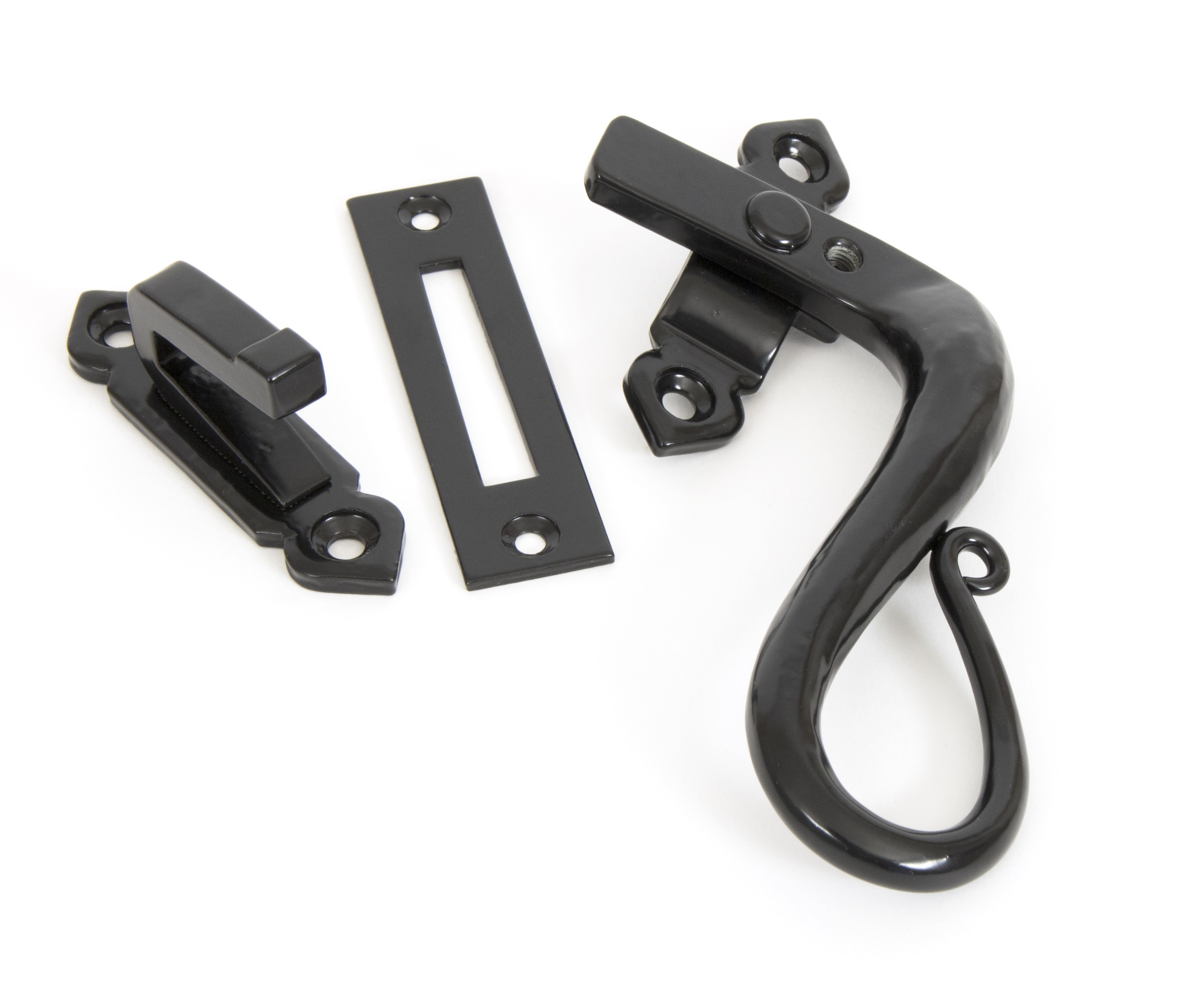 ANVIL - Black Locking Shepherd's Crook Fastener - RH  Anvil33469