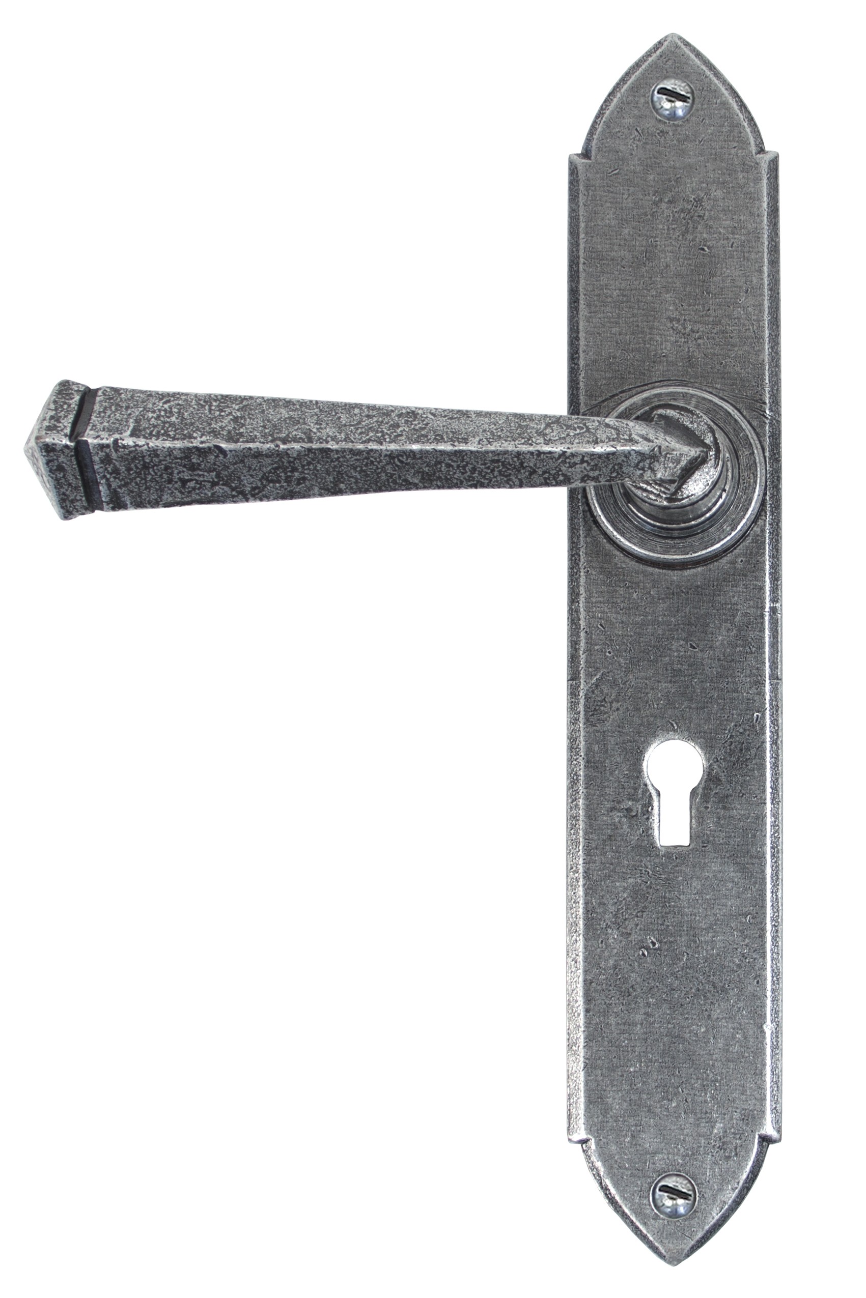 ANVIL - Pewter Gothic Lever Lock Set  Anvil33600