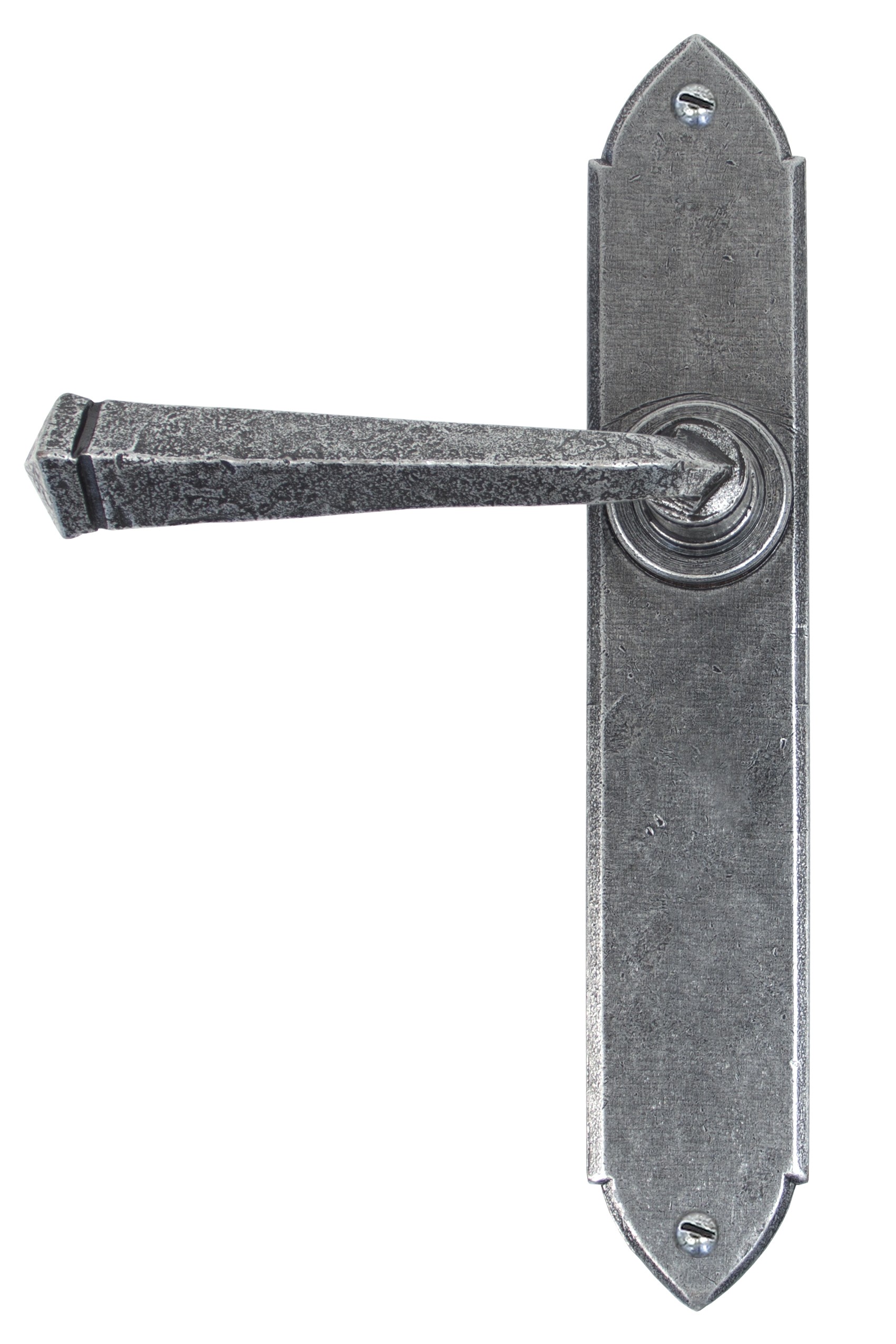 ANVIL - Pewter Gothic Lever Latch Set  Anvil33601