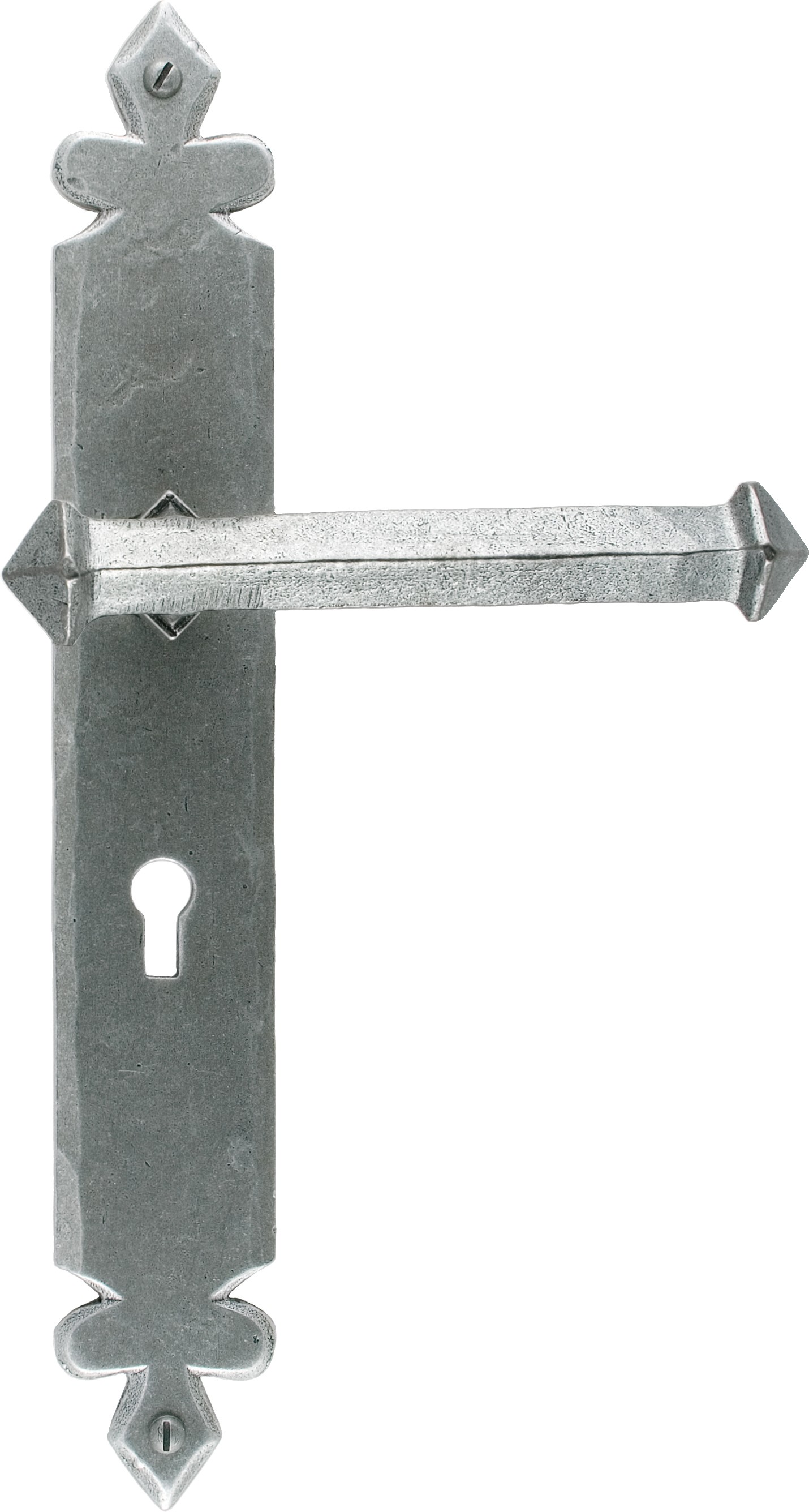 ANVIL - Pewter Tudor Lever Lock Set  Anvil33608