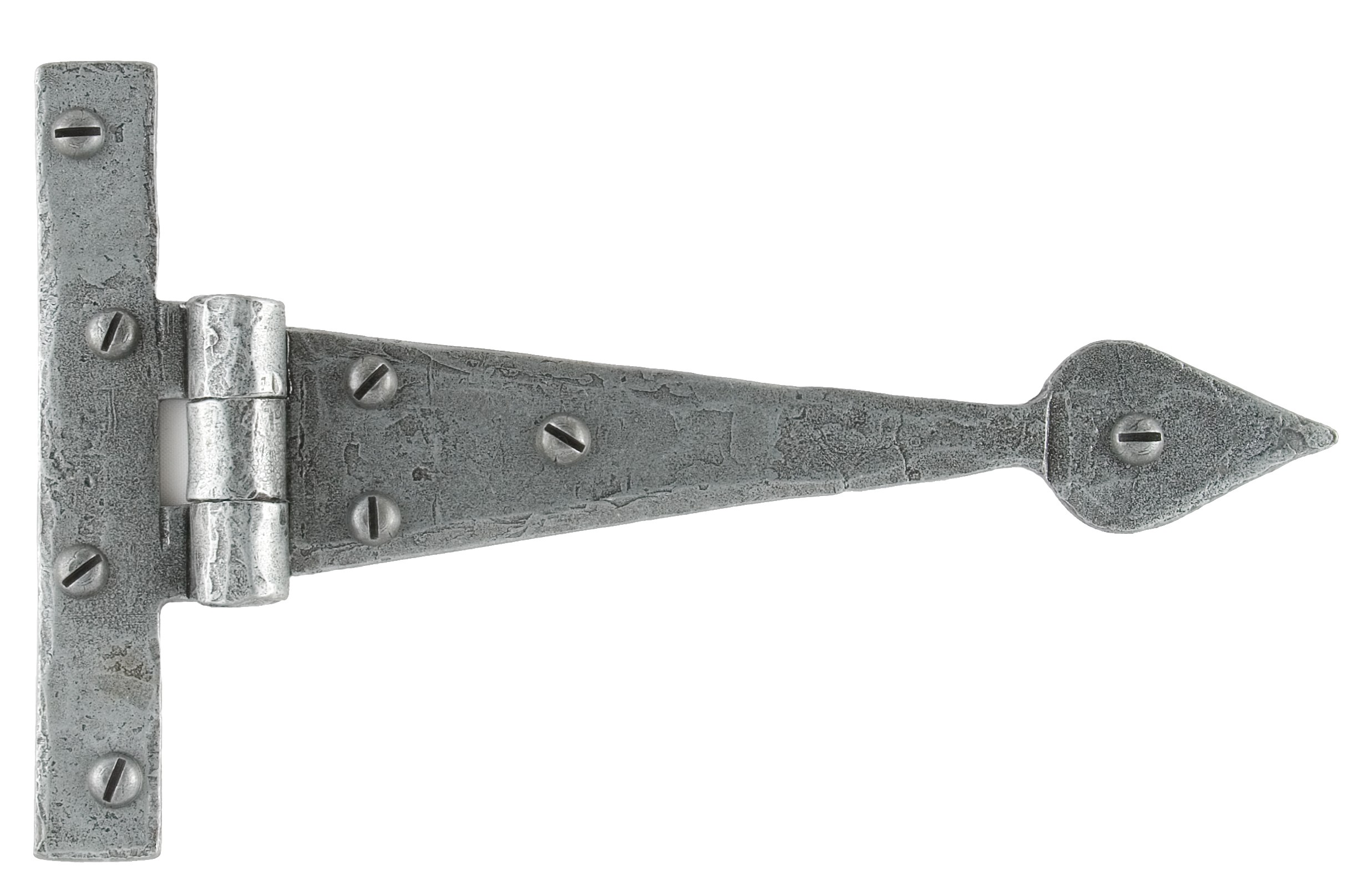 ANVIL - Pewter 6'' Arrow Head T Hinge (pair)  Anvil33651