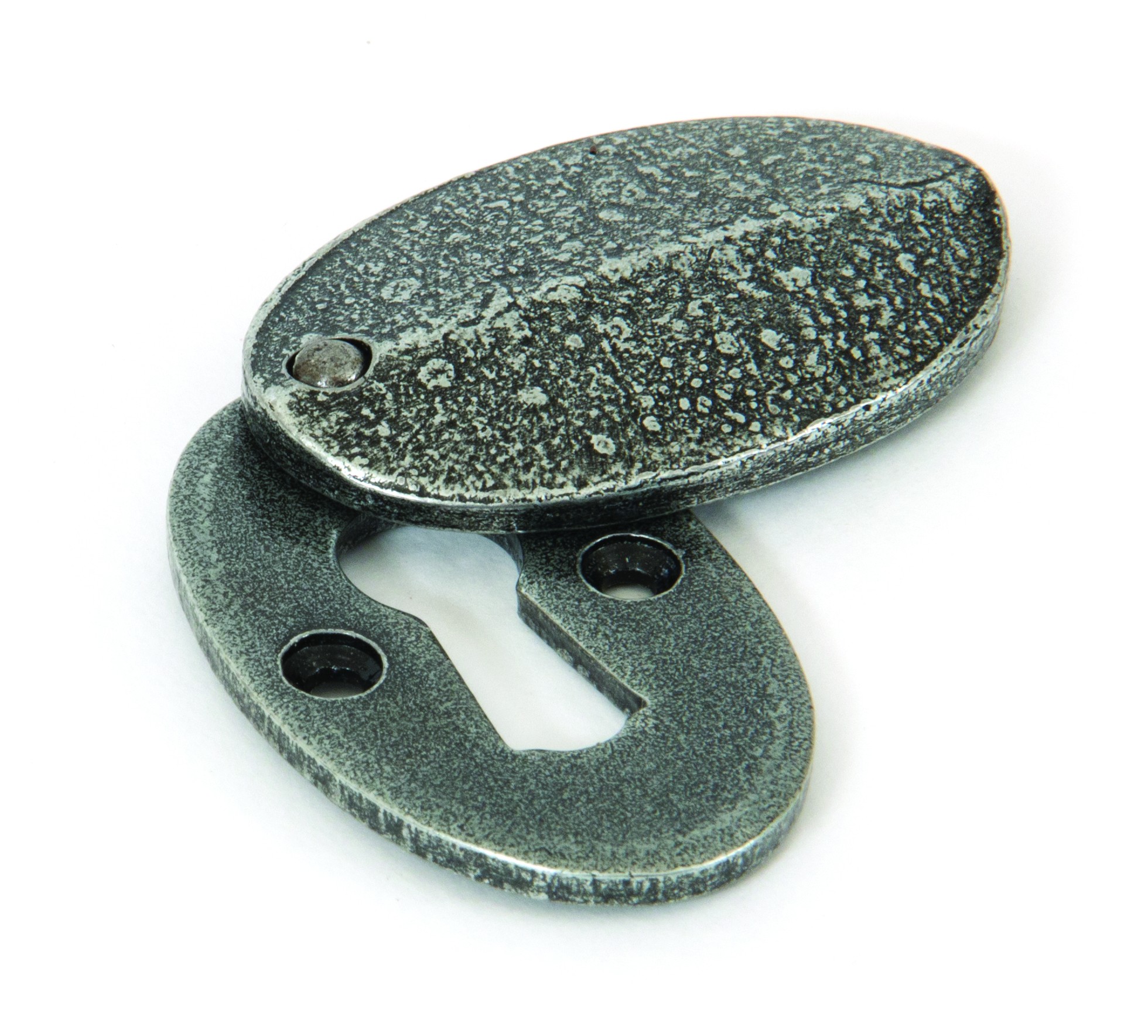 ANVIL - Pewter Oval Escutcheon & Cover  Anvil33664