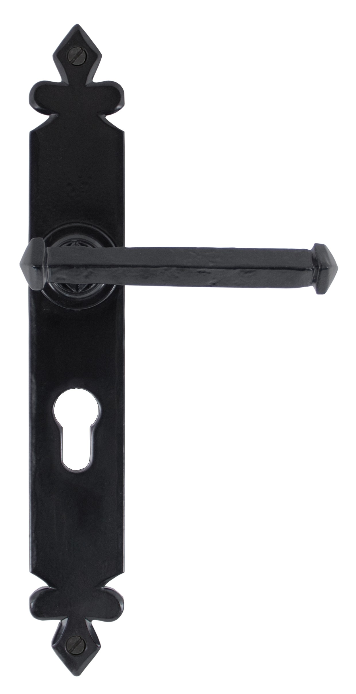 ANVIL - Black Tudor Euro Lever Lock 47mm Centre  Anvil33827