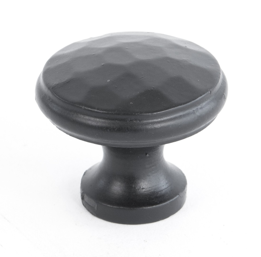 ANVIL - Black Beaten Cupboard Knob - Medium  Anvil33992