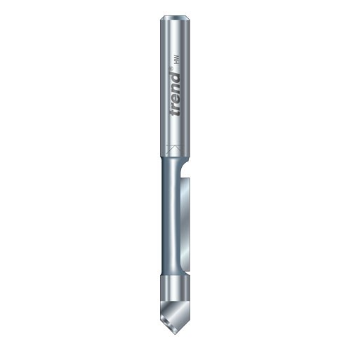 Trend 47/4X1/4TC  Pierce and trim cutter single flute shank 1/4"  TR474X14TC