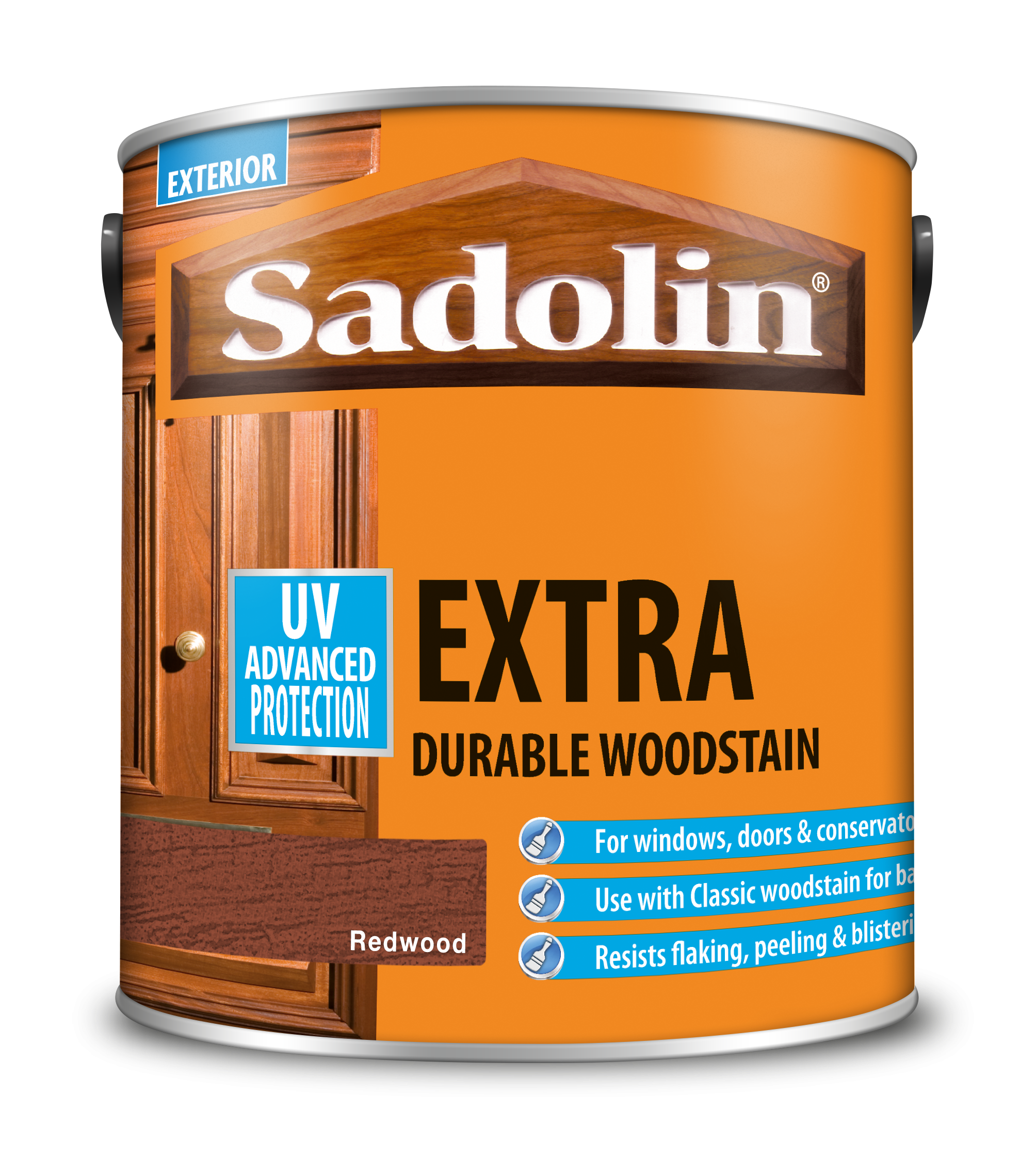 Sadolin Extra Durable Woodstain Redwood 2.5L [MPPSSUO]  5012989