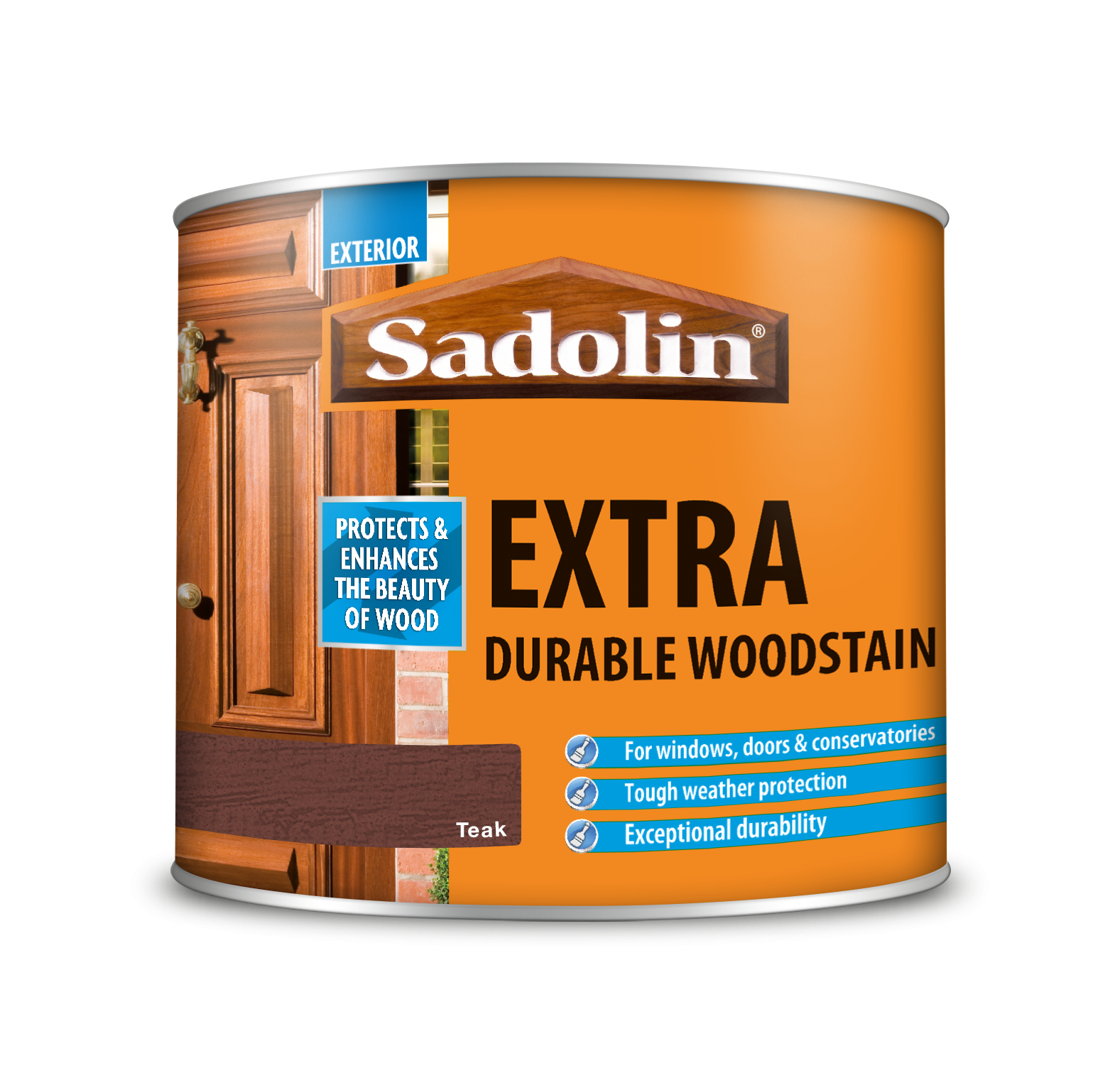 Sadolin Extra Durable Woodstain Teak 500ml [MPPSSUA]  5028533