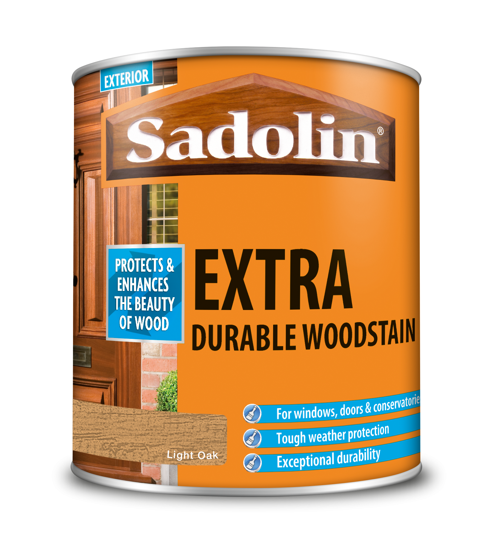 Sadolin Extra Durable Woodstain Light Oak 1L [MPPSSV6]  5028574