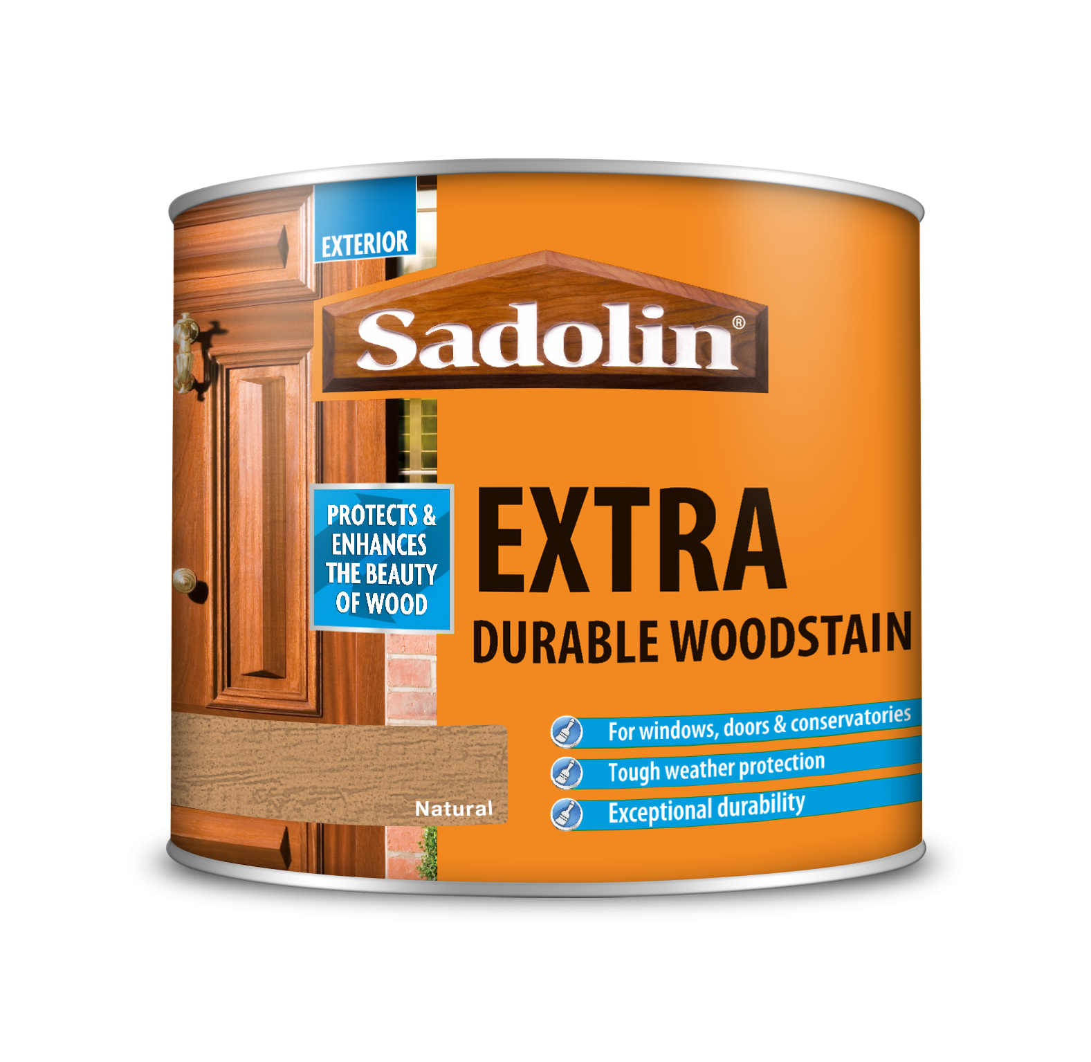 Sadolin Extra Durable Woodstain Natural 500ml [MPPSSVG]  5028577