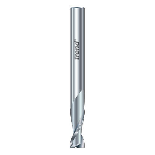Trend S55/10X1/4STC  Aluminium spiral upcut cutter 6.3 mm diameter  TRS5510X14STC