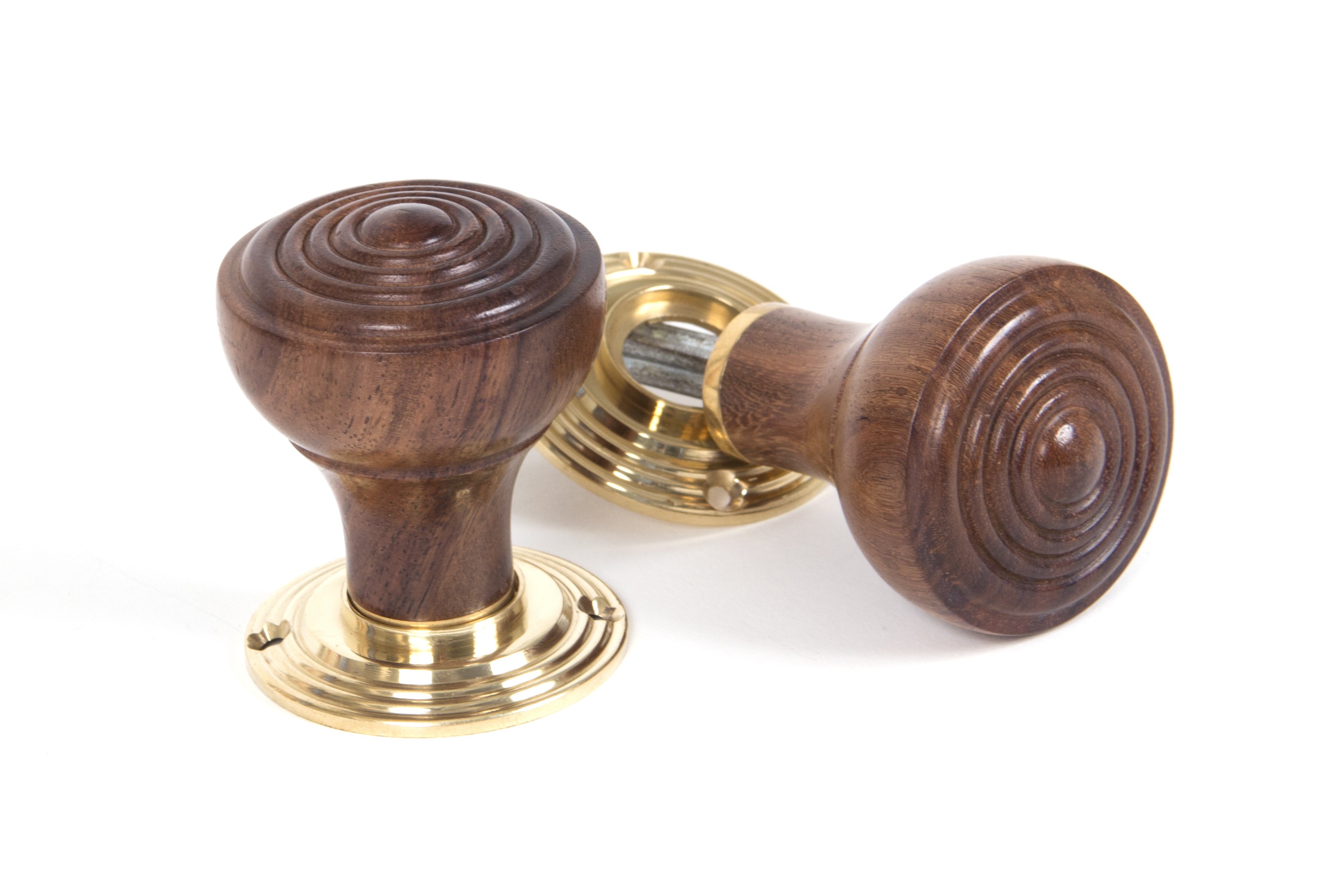 ANVIL - Rosewood Ringed Mortice/Rim Knob Set  Anvil83562