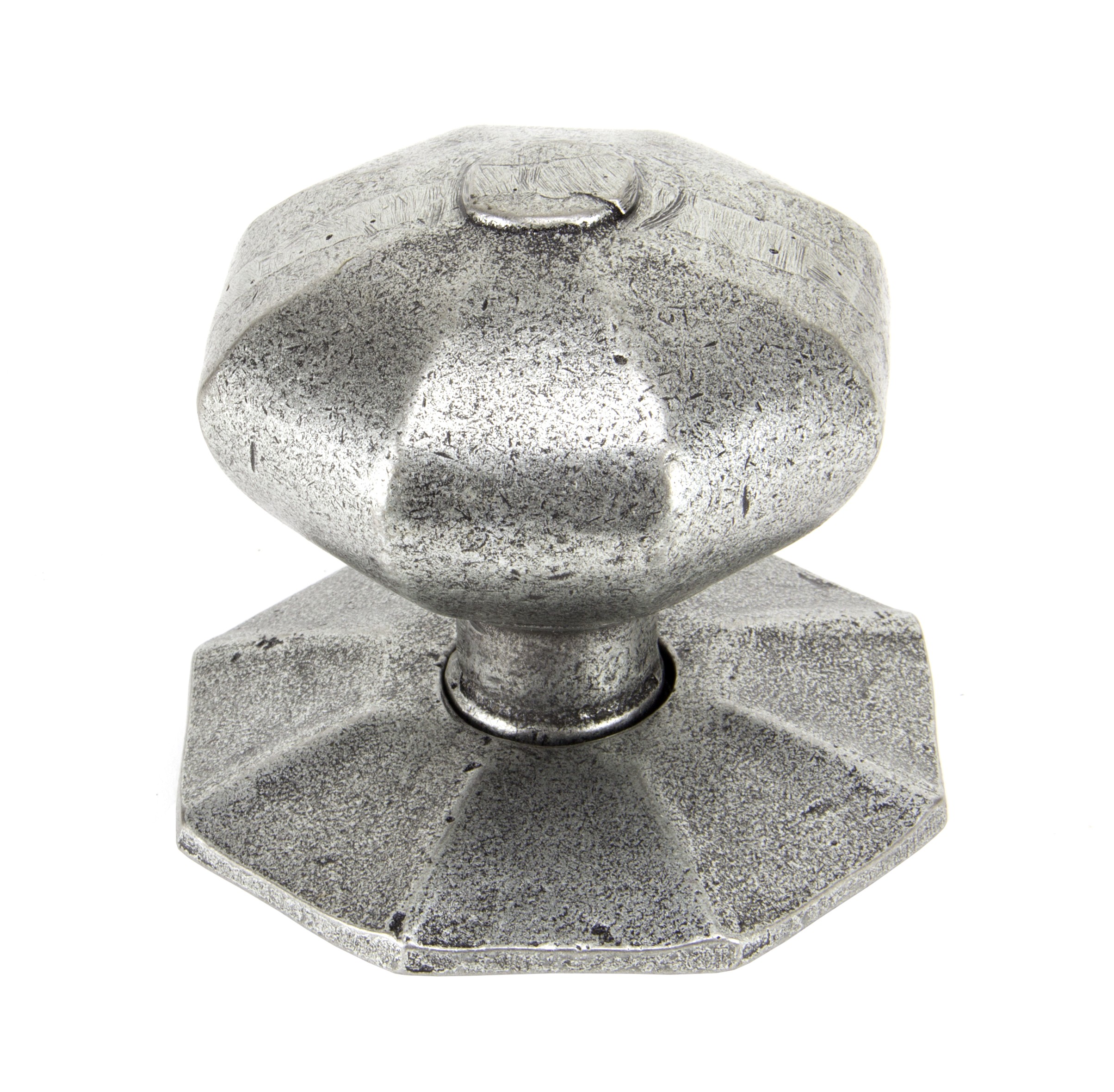 ANVIL - Pewter Octagonal Centre Door Knob  Anvil83778