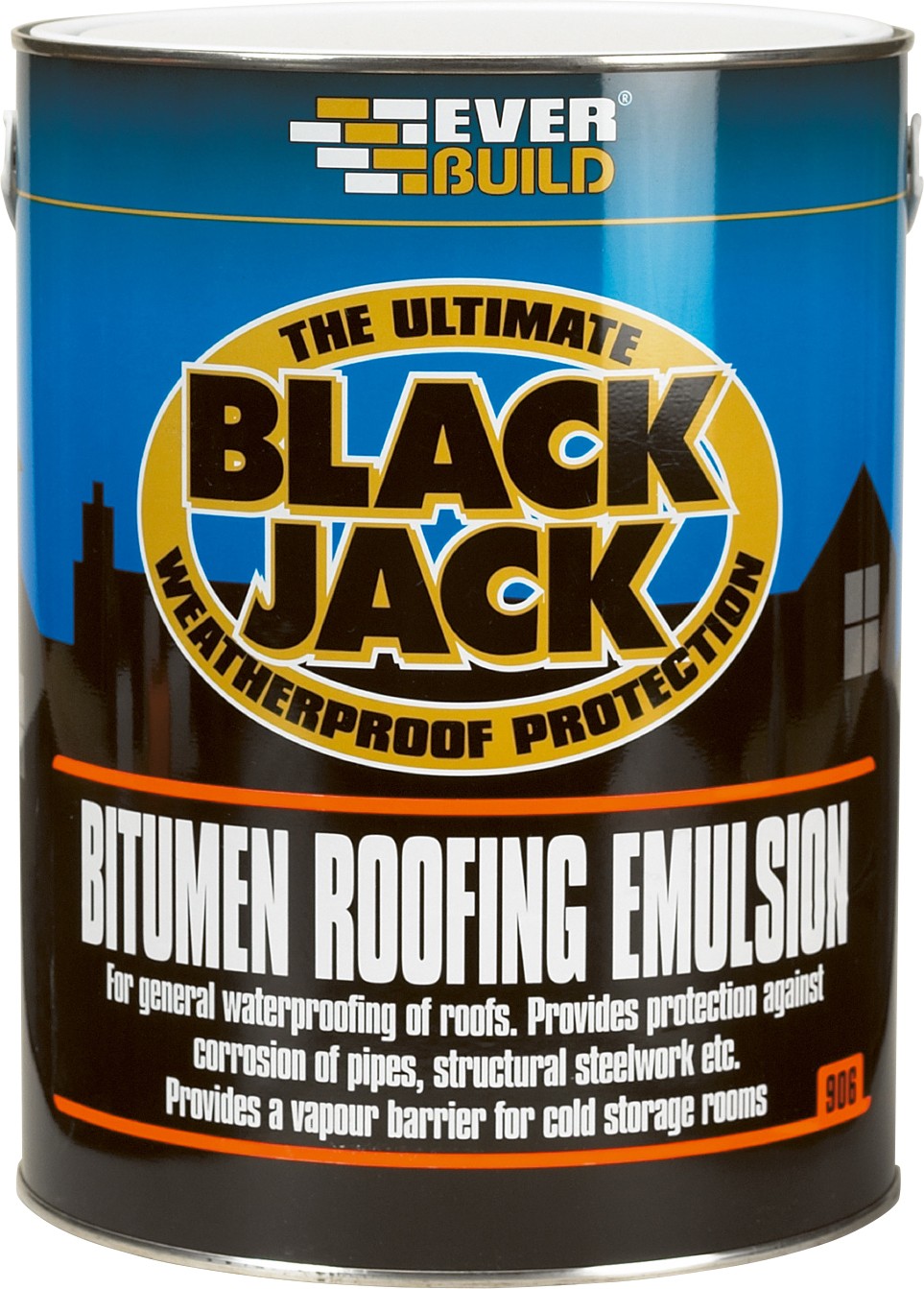 SikaEverbuild 906 Bitumen Roof Emulsion 5L Black [SIK90605]