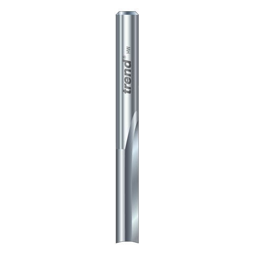 Trend S3/22X1/4STC  Two flute cutter 6.3mm diameter OL 50mm shank 1/4"  TRS322X14STC