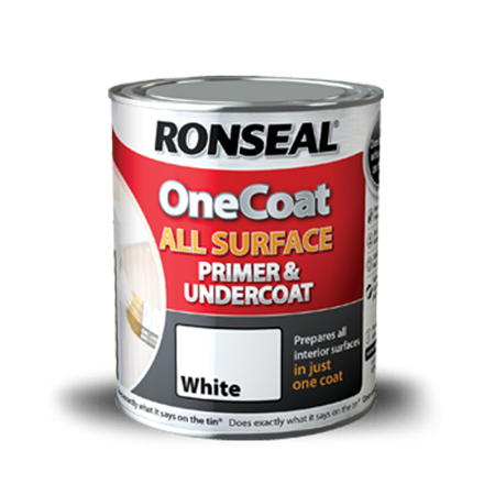 Ronseal All Surface Primer & Undercoat 750ml White [RONS37559]