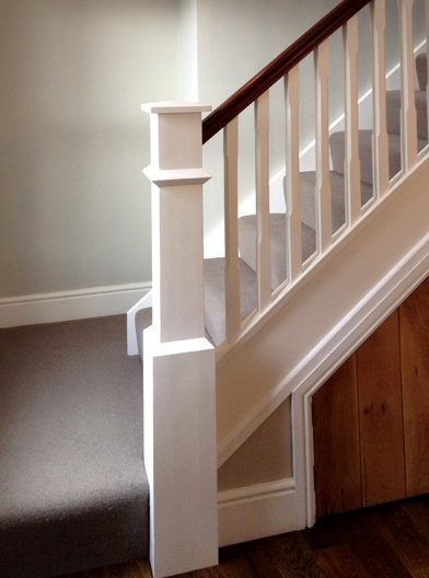 Pear Stairs - August White Primed Staircase (335)