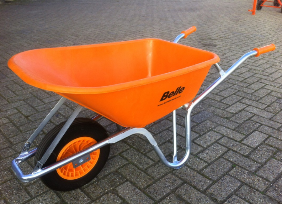 Belle Warrior Wheelbarrow with Flex-Pro Wheel Orange [02214WB]
