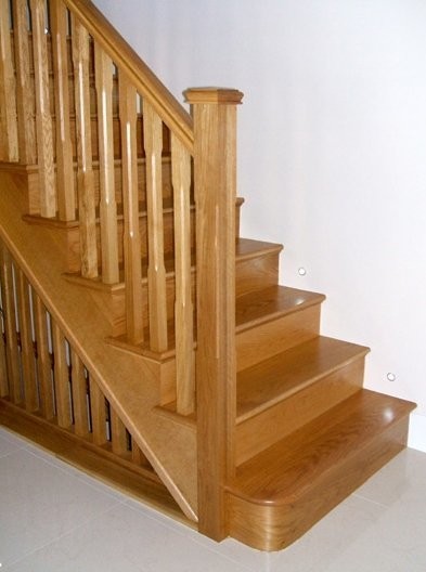 Pear Stairs - Blower White Oak Staircase (105)