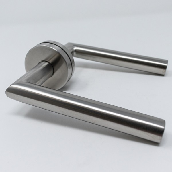 Door Handles BQ605 T002 MITRED STRAIGHT STD R/ROSE 19MM SSS - LISBQ605