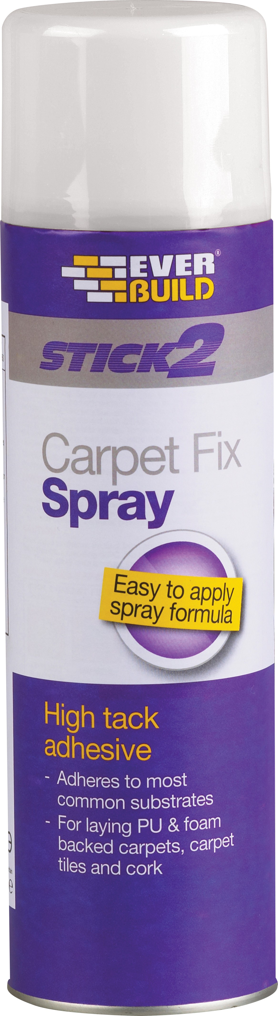 SikaEverbuild Stick2 Carpet Fix Spray Adhesive 500ml [EVBCARPSPRAY5]