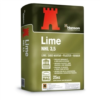 HANSON Hydraulic Lime NHL 3.5 -25Kg  CCHYDLIME25
