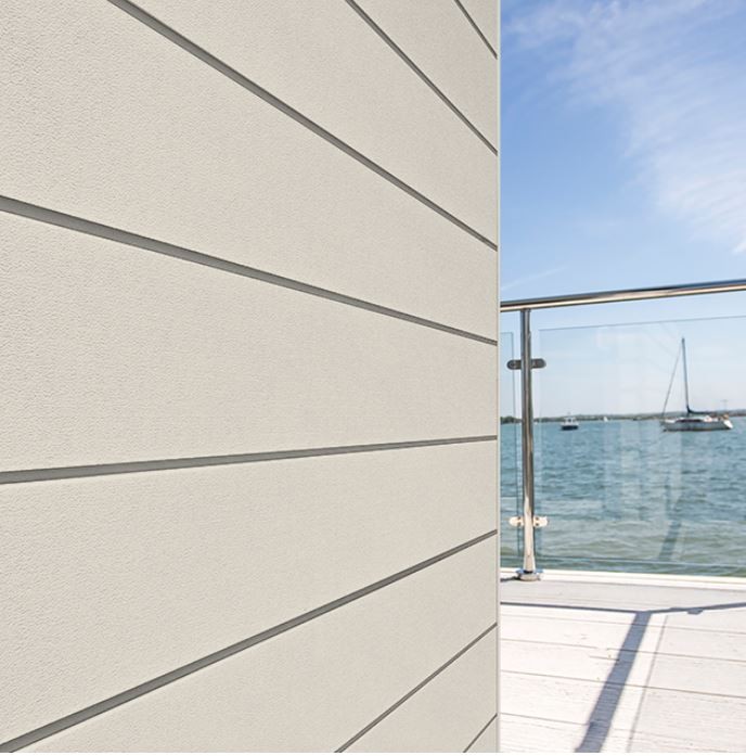 Cedral 118551 Click Smooth Weatherboard Cladding C07 Chalk White 3600 x 186mm
