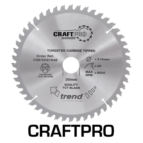 Trend CSB/CC30524  Craft saw blade crosscut 305mm x 24 teeth x 30mm   TRCSBCC30524