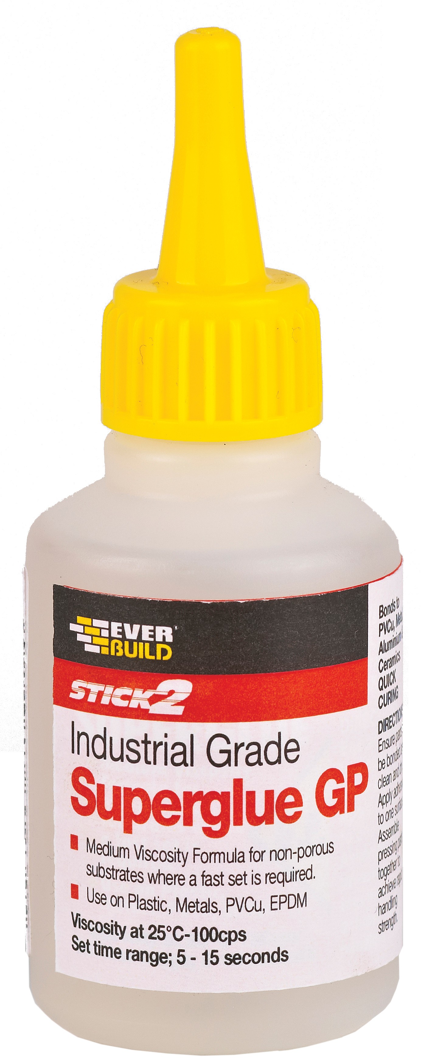 SikaEverbuild Industrial Superglue GP 20g Clear [EVBCYN20]