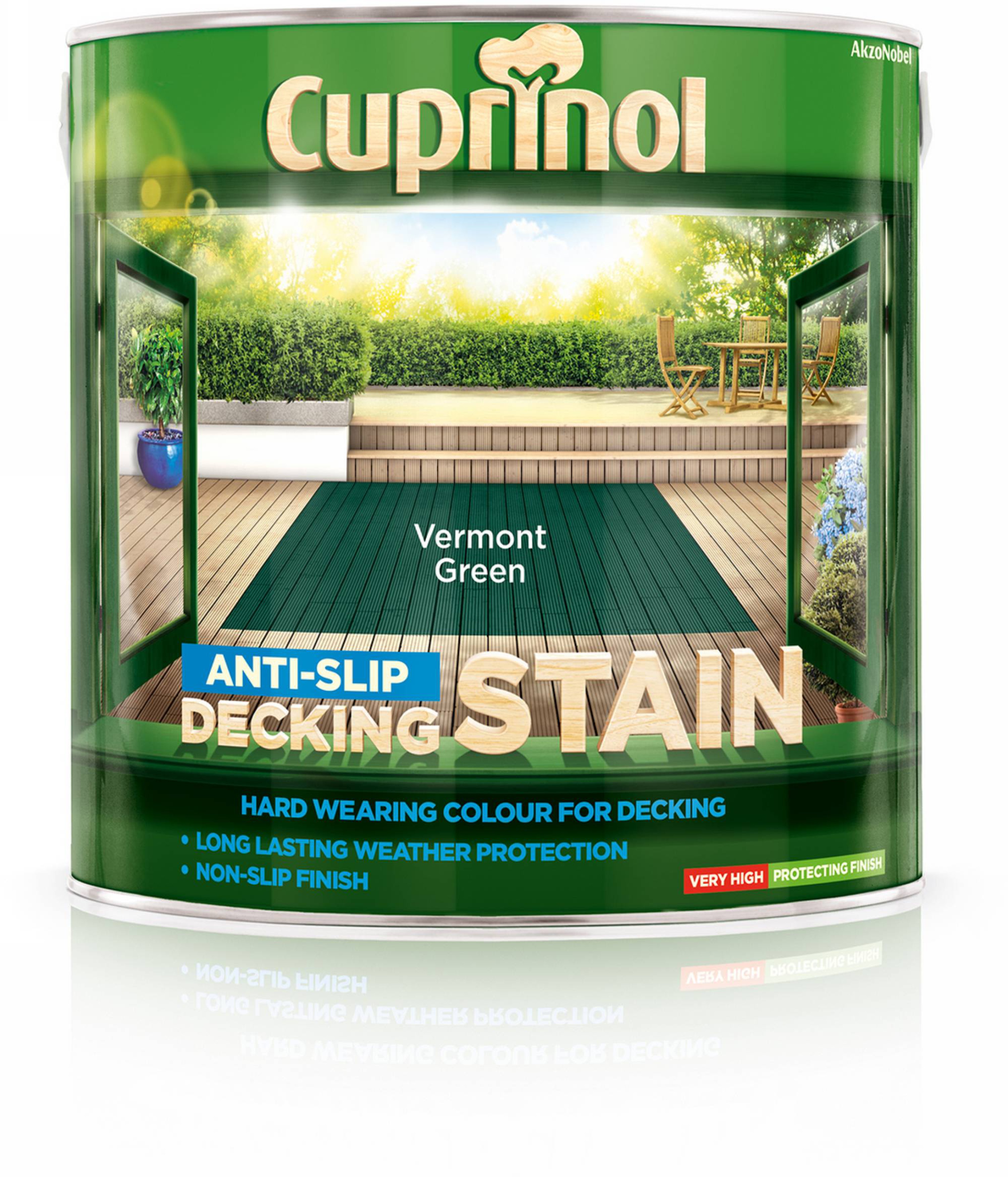 Cuprinol Anti-Slip Deck Stain 2.5L Black Ash (ICI5122405)