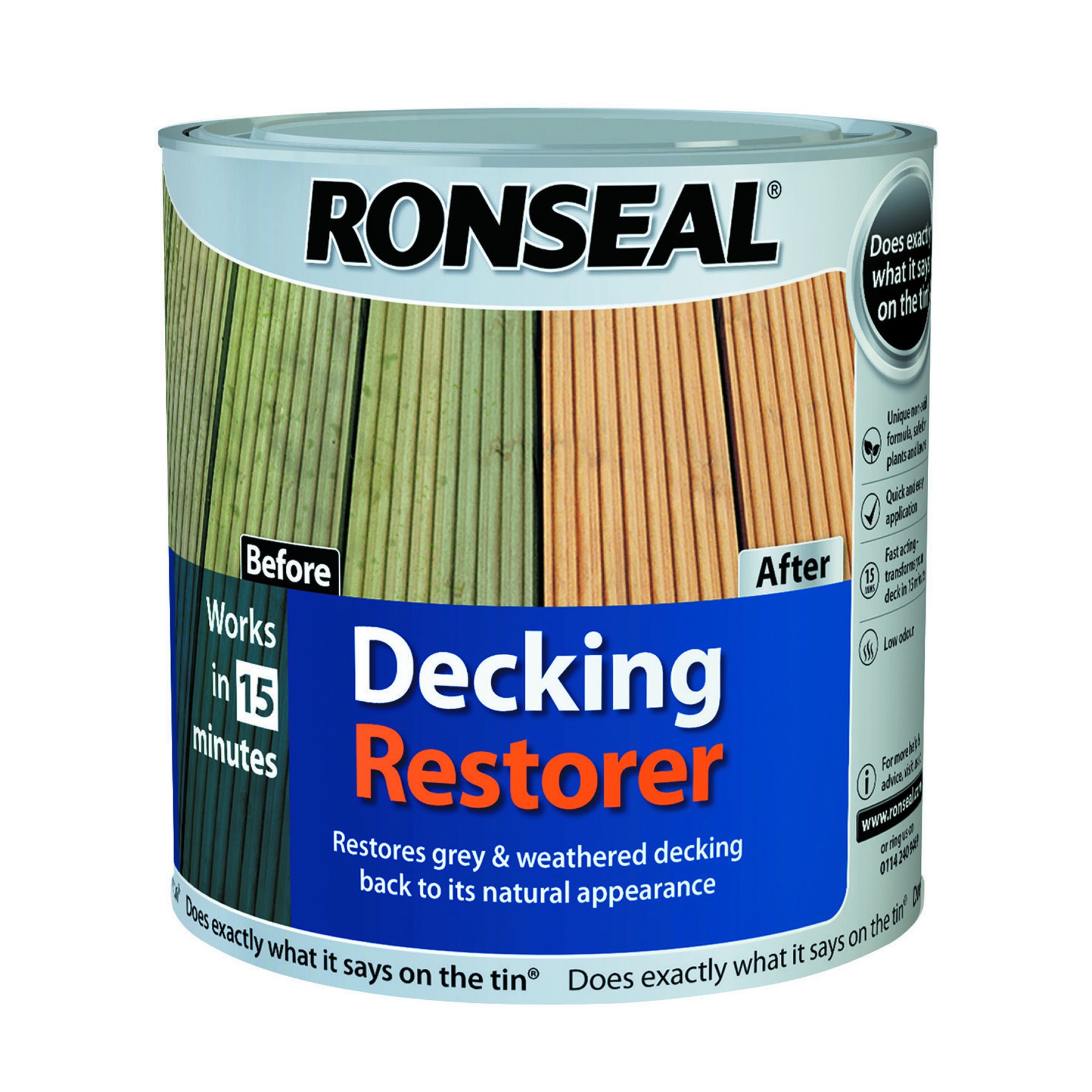 Ronseal Decking Restorer 2.5L [RONS35767]
