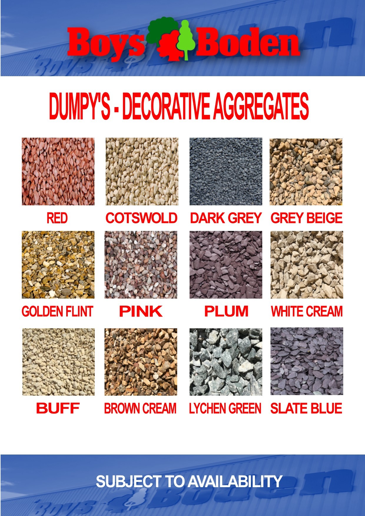 DUMPY BAG Blue Slate 20mm Decorative Aggregate  CHESLAT20DUM