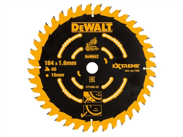 Cordless Mitre Saw Blade  DEWDT1668QZ