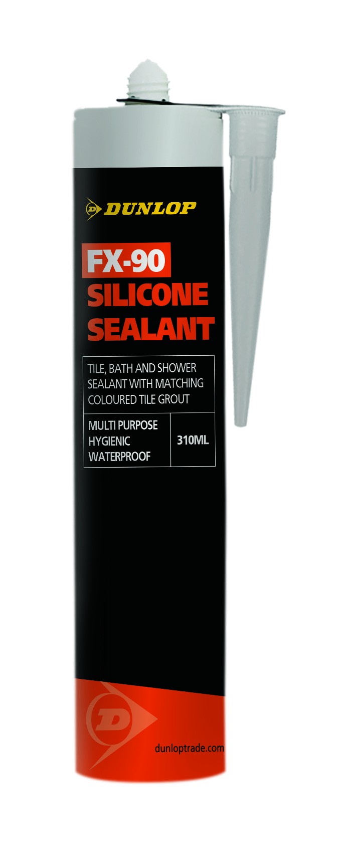 DUNLOP FX-90 SILICONE SEALANT POLAR WHITE 310ML [DUN25935]