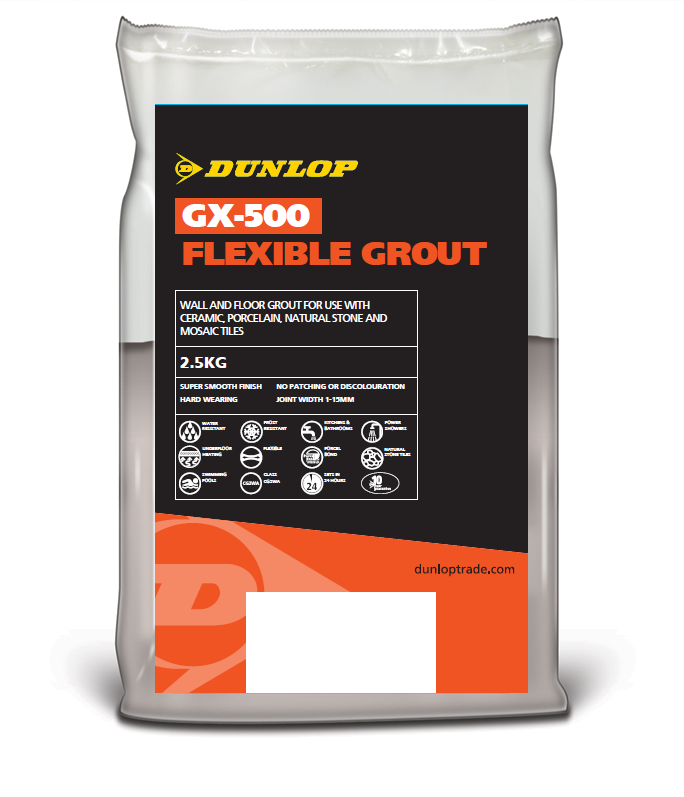 DUNLOP GX-500 FLEXIBLE GROUT HARVEST BEIGE 2.5KG [DUN25946]