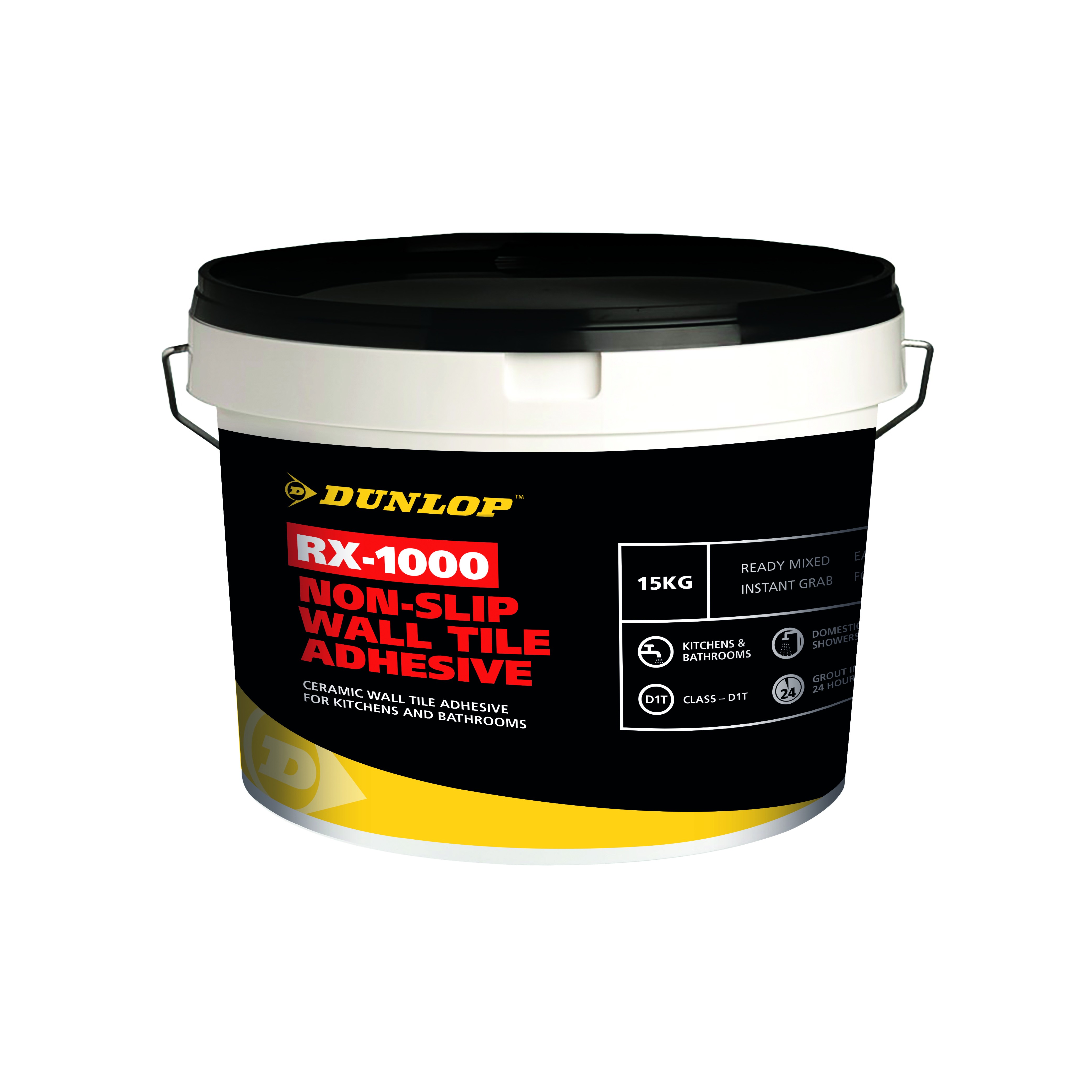 DUNLOP RX-1000 NON-SLIP WALL TILE ADHESIVE 15KG [DUN32322]