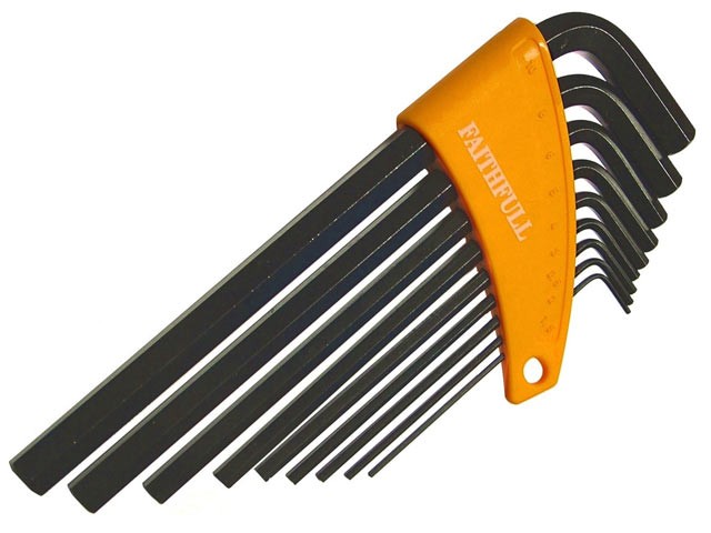 Long Arm Hex Key Set, 9 Piece  FAIHKS9ML