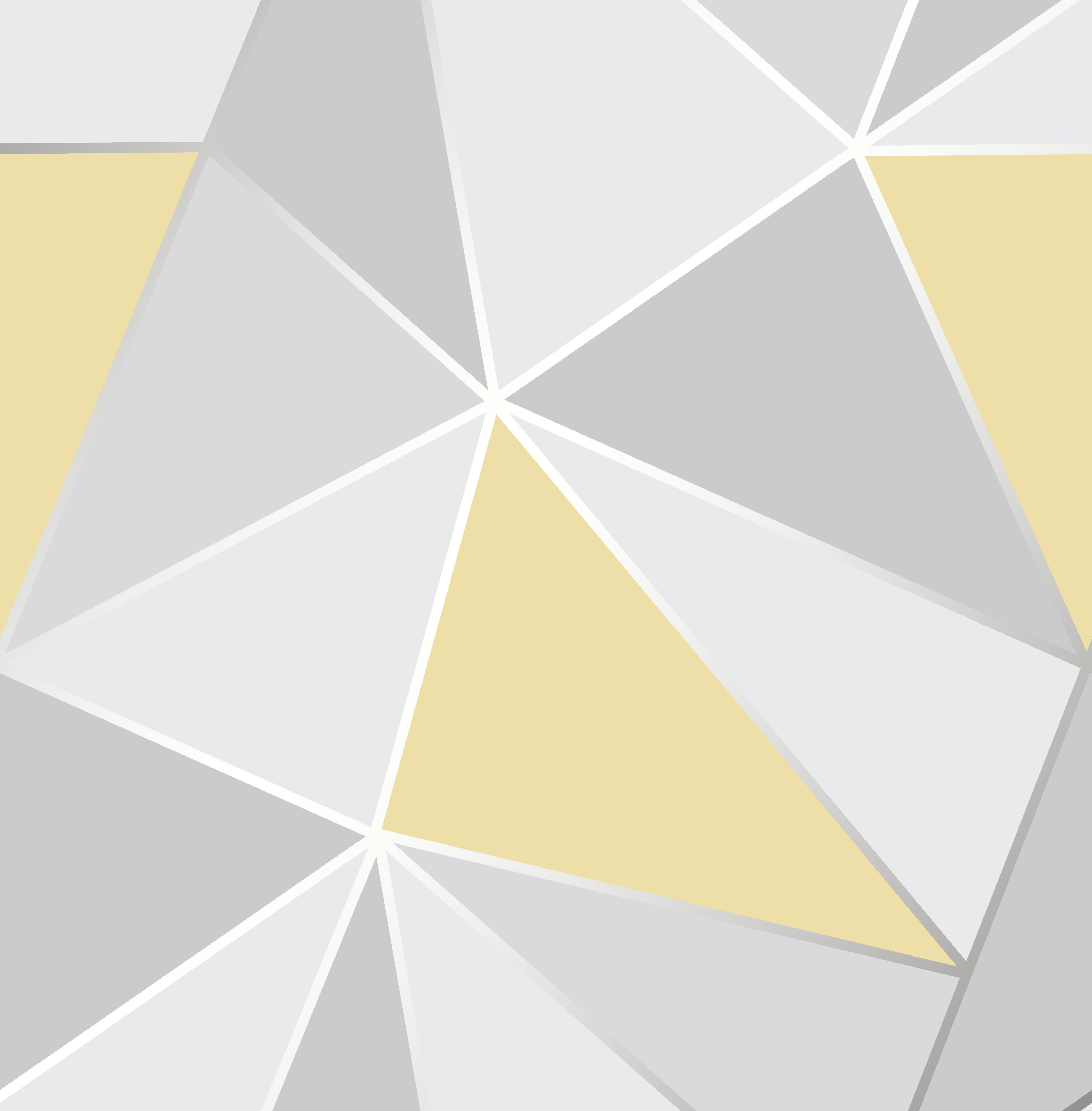 Apex Geo Sidewall Wallpaper - Yellow Grey  FD41991