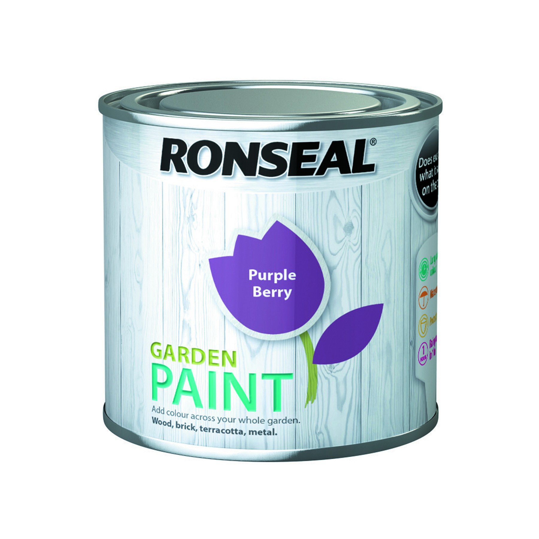 Ronseal Garden Paint 250ml White Ash [RON37378]