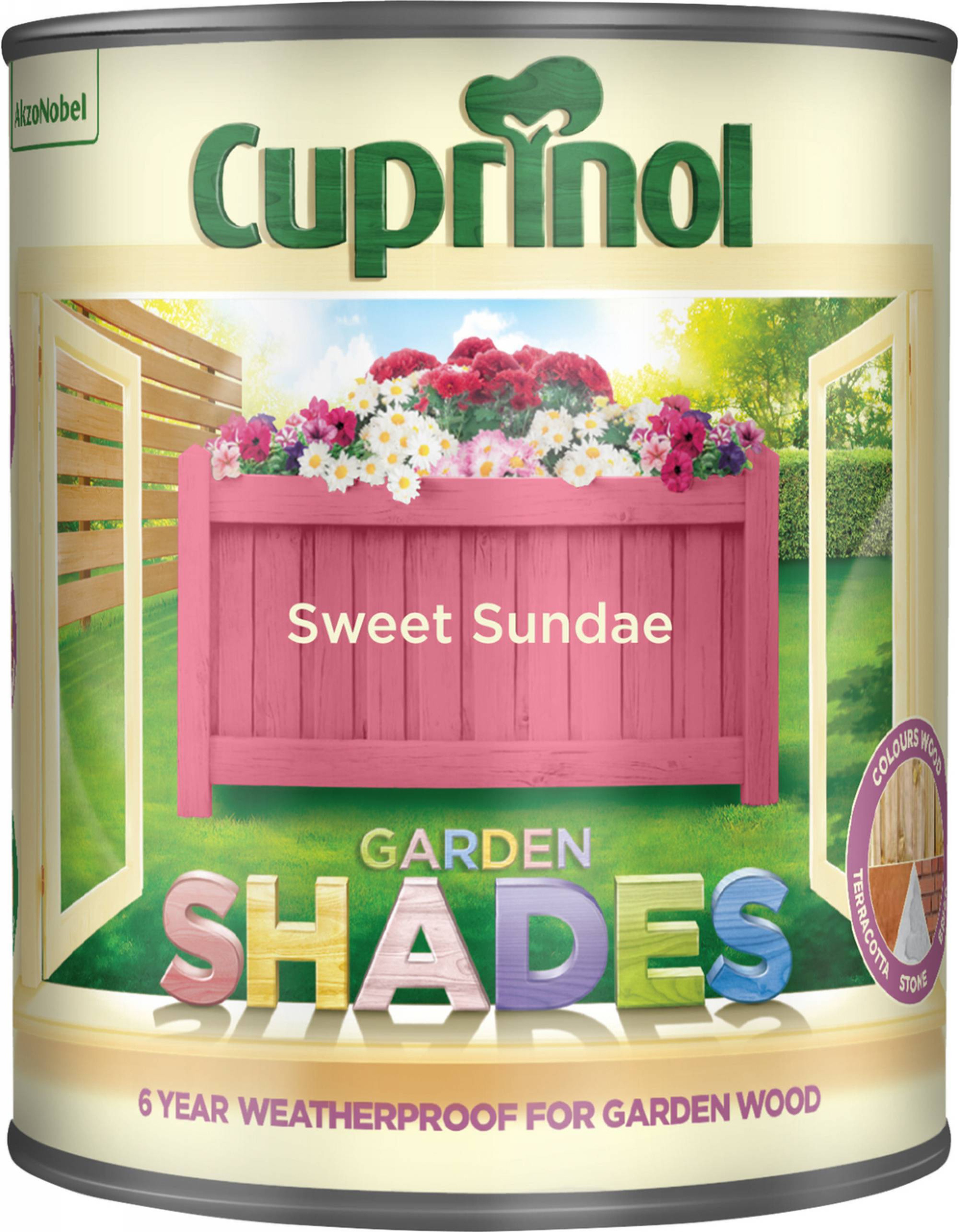 Cuprinol Garden Shades 1L Muted Clay (ICI5122392)