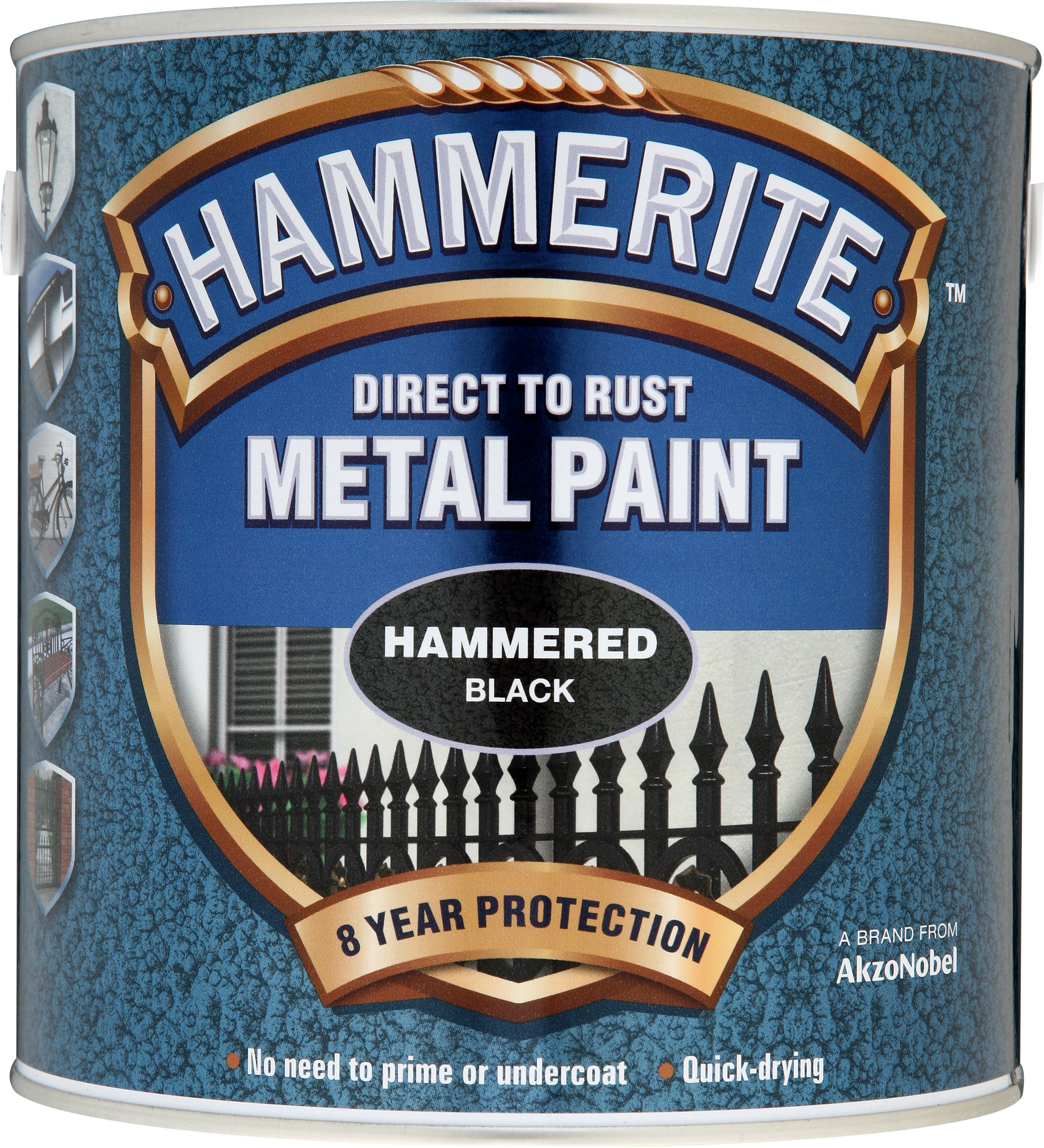Hammerite Metal Paint Hammered 750ml Silver (ICIH5092957)