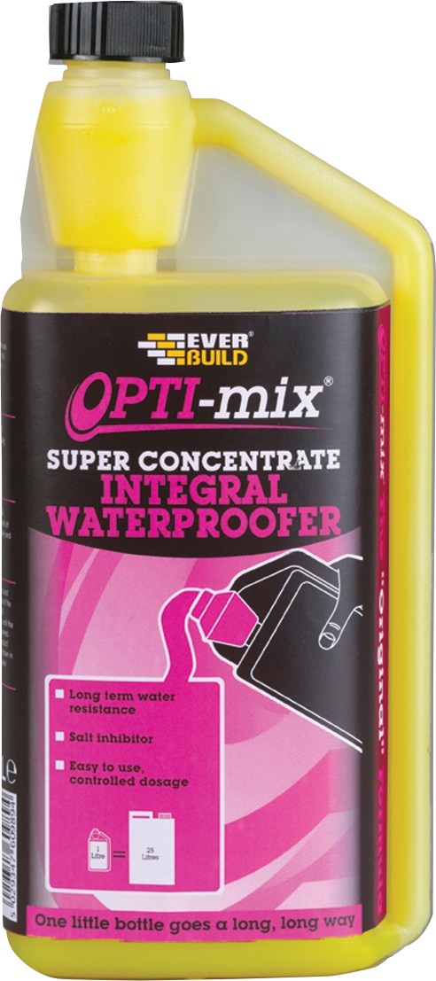 SikaEverbuild OPTI-MIX Integral Waterproofer 1L [SIKOPTIPROOF1]