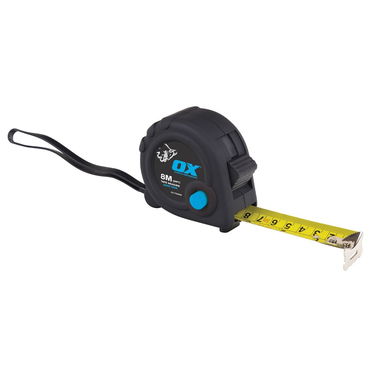 OX TOOLS - OX Trade Tape Measure 8Mtr  HILOXT020608