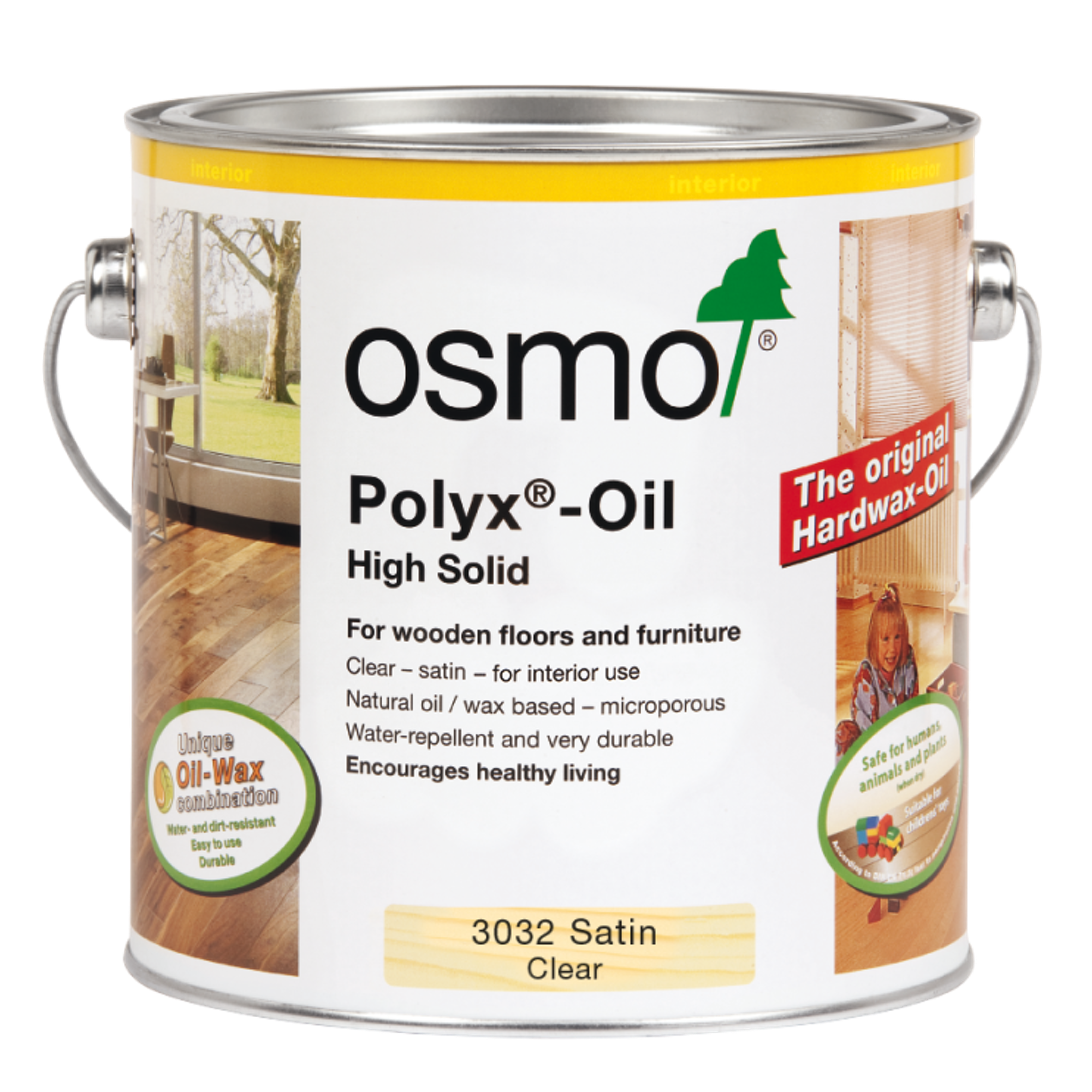 OSMO Polyx Oil Original Clear Matt 2.5L (OSM3062D)