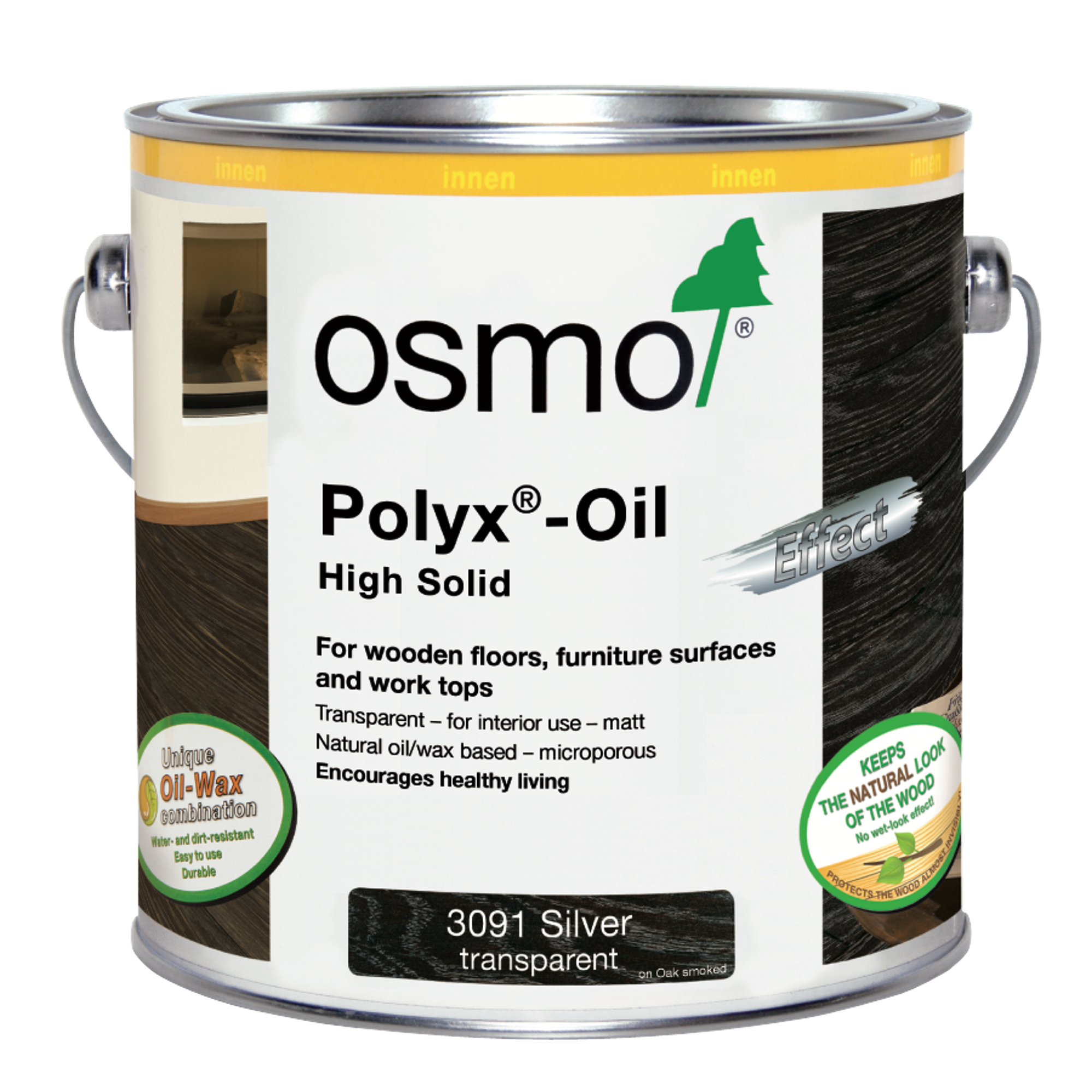 OSMO Polyx Hardwax Oil Effect Raw 750ml (OSM3044C)