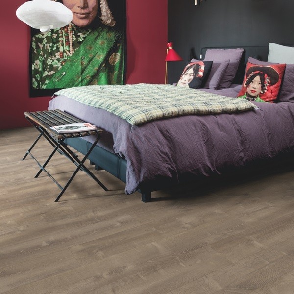 QUICK STEP VINYL FLOORING (LVT) Sand Storm Oak Brown  PUCL40086