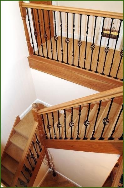 Pear Stairs - Quarter Landing Oak and Metal Staircase (21)